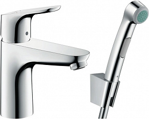 Смеситель для раковины hansgrohe Focus 31927000 с гигиеническим душем