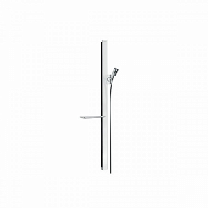 Душевая штанга hansgrohe Unica E 27640400 90 см со шлангом белый хром