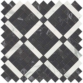 Мозаика Marvel Noir Mix Diagonal Mosaic (9MVH) 30.5x30.5 от Atlas Concorde