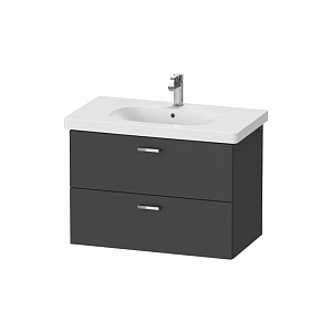 Тумба под раковину Duravit Xbase 80x45.8 XB619004949 графит матовый