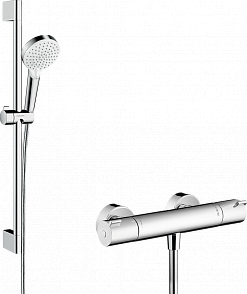 Смеситель для душа hansgrohe Crometta Vario/Ecostat 27812400 с душевым гарнитуром