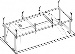 Монтажный комплект Roca Uno ZRU9302875