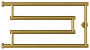 Полотенцесушитель водяной Сунержа High-Tech model &quot;G+&quot; 320х650 032-4051-3265 матовое золото