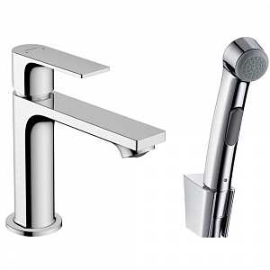 Смеситель для раковины hansgrohe Rebris 72216000 с гигиеническим душем хром