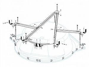 Каркас для ванны Cezares Fi CORNER FI CO...