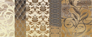 Декор Shine Batik Oro Dec.B 24x59 (17501) Impronta