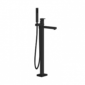 Смеситель для ванны Gessi Rettangolo 24961#706 черный матовый