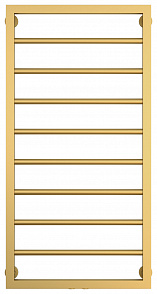 Полотенцесушитель водяной Сунержа Канцлер 1000х500 032-0254-1050 матовое золото