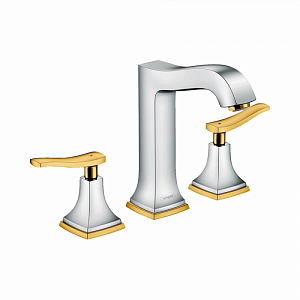 Смеситель для раковины hansgrohe Metropol Classic 31331090 хром/золото