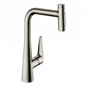 Смеситель для кухни hansgrohe Talis Select M51 73867800 с вытяжным душем, сталь