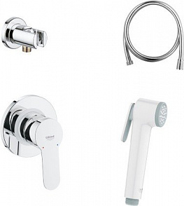 Смеситель с гигиеническим душем Grohe BauEdge 124897