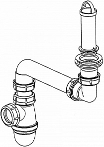 Сифон для раковины Jacob Delafon E6050-CP