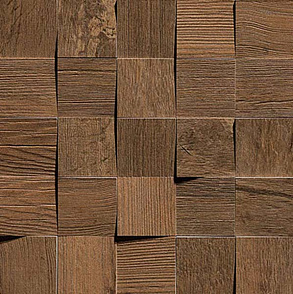 Мозаика Axi Dark Oak Mosaico 3D (AMV9) 35x35 от Atlas Concorde