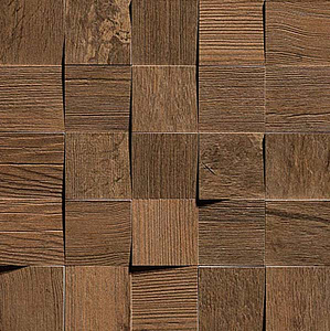 Мозаика Axi Dark Oak Mosaico 3D (AMV9) 35x35 от Atlas Concorde