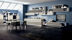 Кухня Scavolini Tetrix прямая 300 см