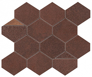 Мозаика Blaze Corten Mosaico Nest (9BNC) 29.4x25.8 от Atlas Concorde