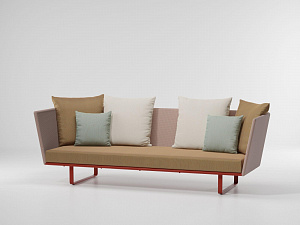 Диван Kettal Bitta Sofa 3 plazas parallels