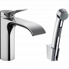 Смеситель для раковины hansgrohe Vivenis 75210000 с гигиеническим душем