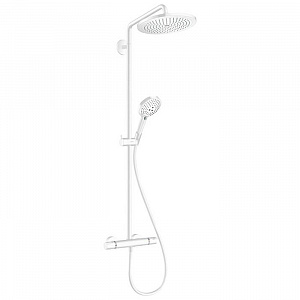 Душевая стойка Hansgrohe Croma Select S 26891700 с термостатом белая матовая