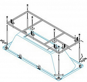 Каркас для ванны Cezares Arena 190x90 A42FT-190-90-MF