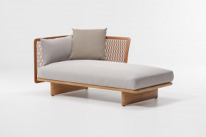 Софа Kettal Mesh Chaise longue derecho