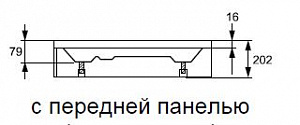 Панель для ниши для душевого поддона Huppe Verano 202065.055 белая