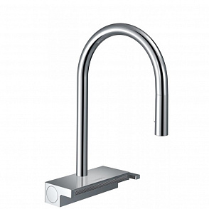 Смеситель для кухни hansgrohe Aquno Select M81 170 73831000 с вытяжным душем, 3jet, sBox, хром