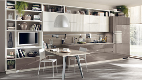 Кухня Scavolini Motus прямая 480 см