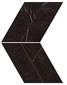 Мозаика керамогранит Marvel Stone Nero Marquina Chevron Lappato (AS1W) 22.5x22.9 от Atlas Concorde