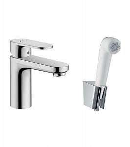 Смеситель для раковины hansgrohe Vernis Blend 71215000, с гигиеническим душем, хром