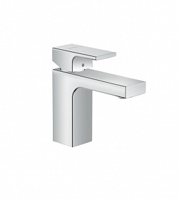 Смеситель для раковины hansgrohe Vernis Shape 71561000, 100 со сливным гарнитуром, хром